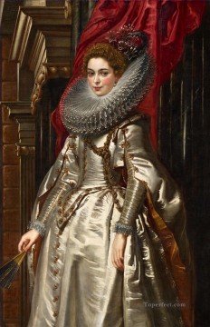 Retrato de Marchesa Brigida Spinola Doria Barroco Peter Paul Rubens Pinturas al óleo